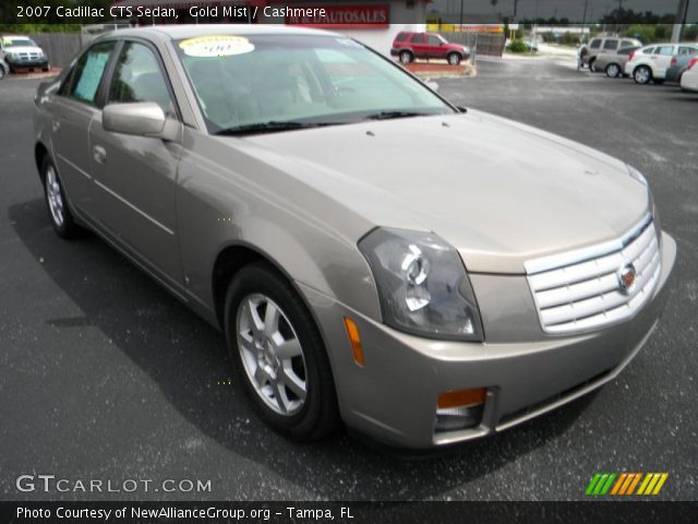 2007 Cadillac CTS Sedan in Gold Mist