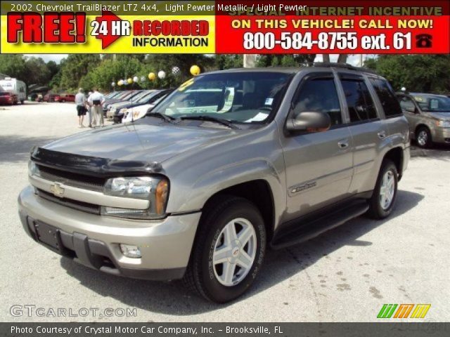 2002 Chevrolet TrailBlazer LTZ 4x4 in Light Pewter Metallic