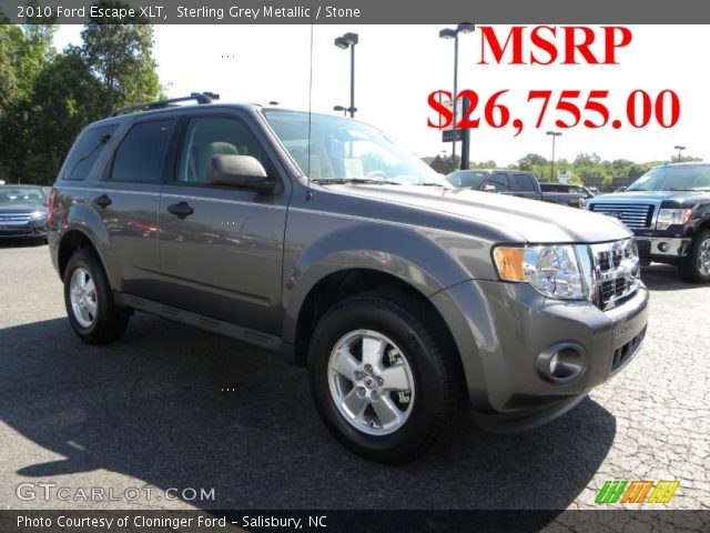 2010 Ford Escape XLT in Sterling Grey Metallic