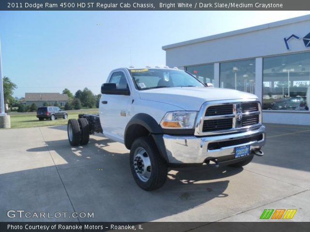 2011 Dodge Ram 4500 HD ST Regular Cab Chassis in Bright White