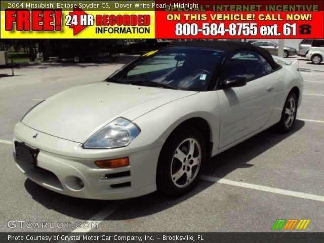 2004 Mitsubishi Eclipse Spyder GS in Dover White Pearl