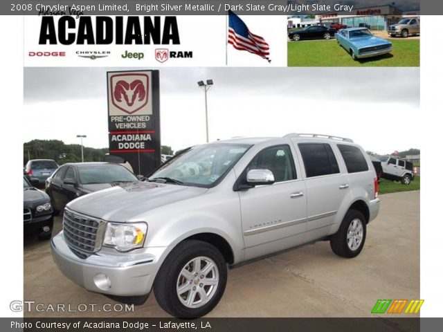 2008 Chrysler Aspen Limited in Bright Silver Metallic