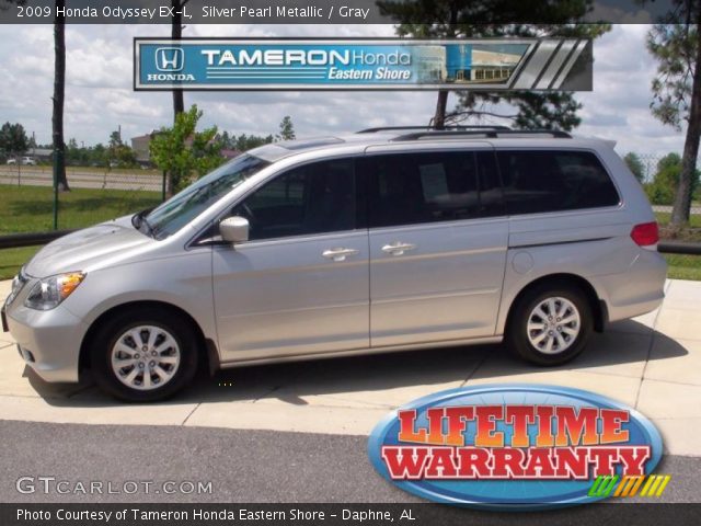 2009 Honda Odyssey EX-L in Silver Pearl Metallic