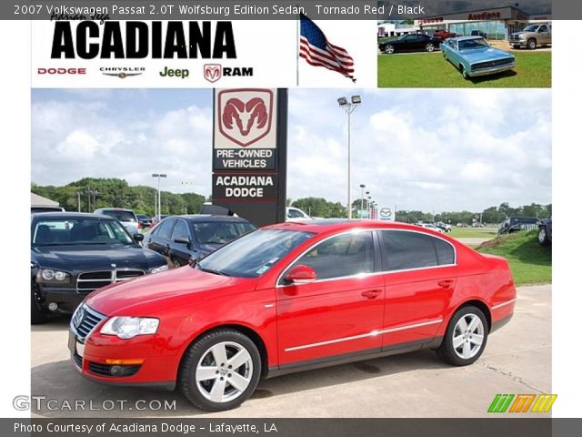 2007 Volkswagen Passat 2.0T Wolfsburg Edition Sedan in Tornado Red