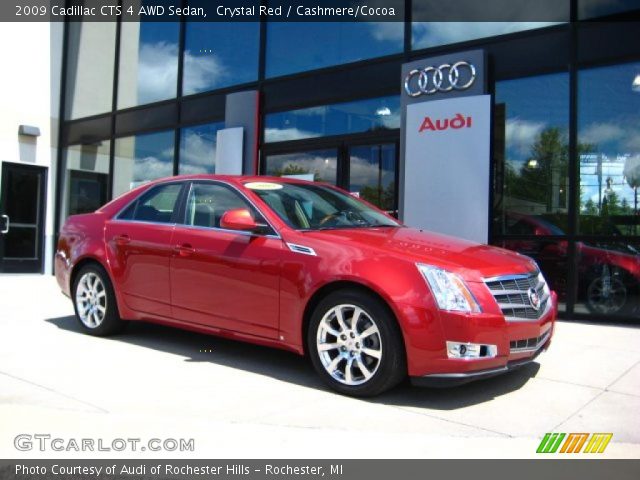 2009 Cadillac CTS 4 AWD Sedan in Crystal Red