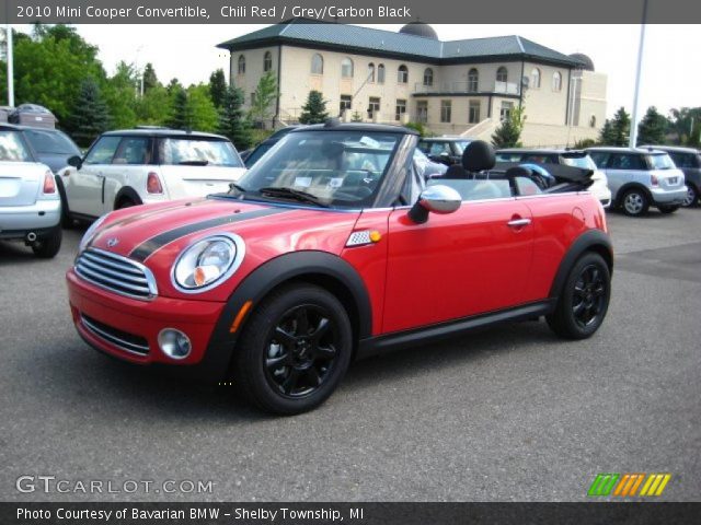 2010 Mini Cooper Convertible in Chili Red