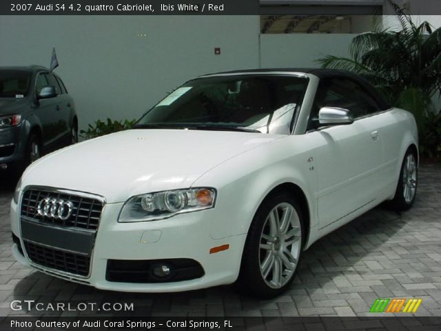 2007 Audi S4 4.2 quattro Cabriolet in Ibis White