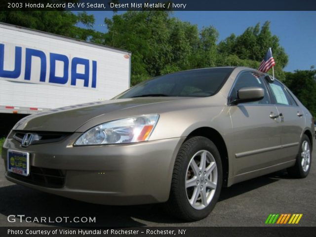 2003 Honda Accord EX V6 Sedan in Desert Mist Metallic