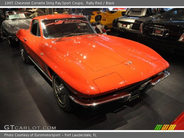 1965 Chevrolet Corvette Sting Ray Sport Coupe in Rally Red