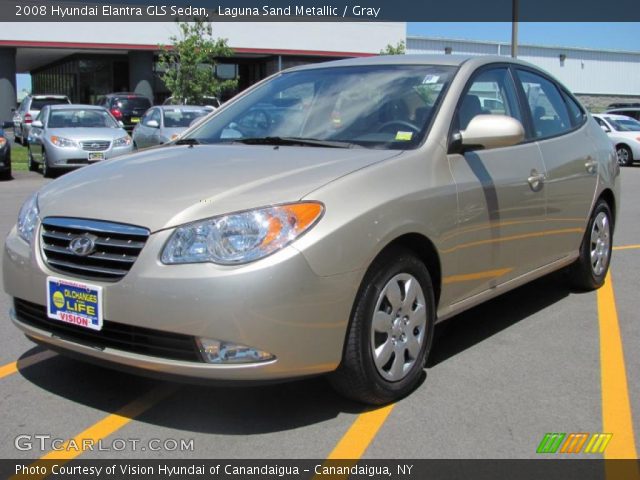 2008 Hyundai Elantra GLS Sedan in Laguna Sand Metallic