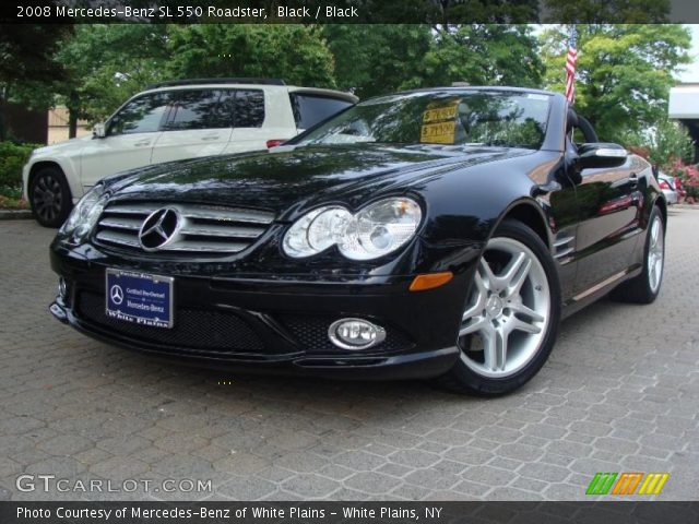 2008 Mercedes-Benz SL 550 Roadster in Black