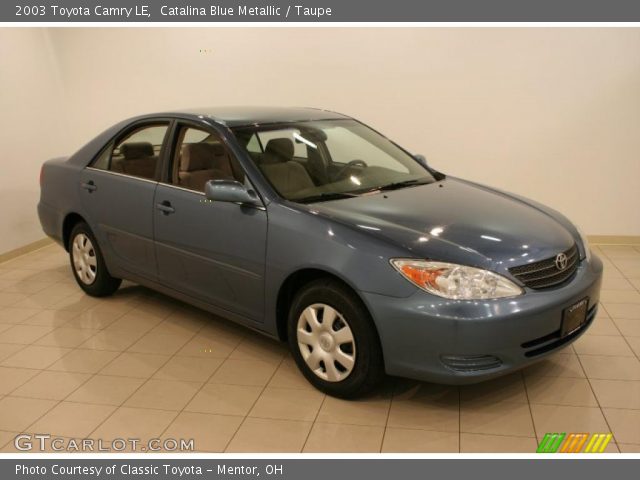 2003 Toyota Camry LE in Catalina Blue Metallic