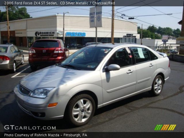 2006 Ford Focus ZX4 ST Sedan in CD Silver Metallic