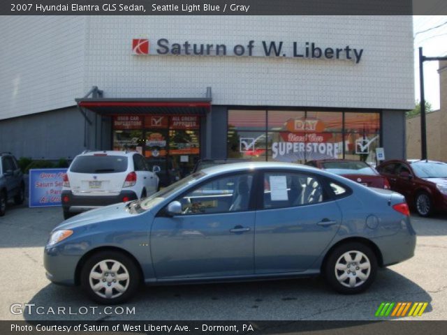 2007 Hyundai Elantra GLS Sedan in Seattle Light Blue
