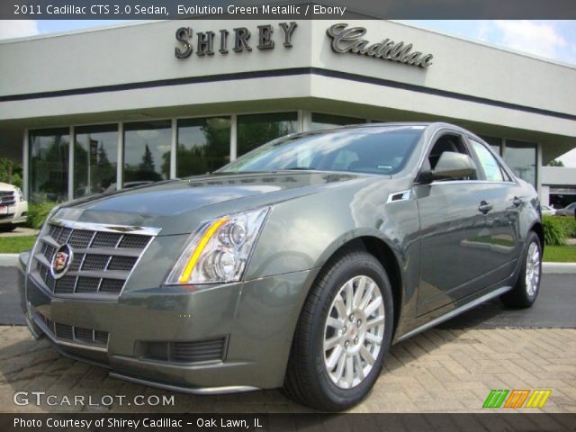 2011 Cadillac CTS 3.0 Sedan in Evolution Green Metallic