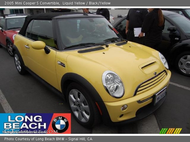 2005 Mini Cooper S Convertible in Liquid Yellow