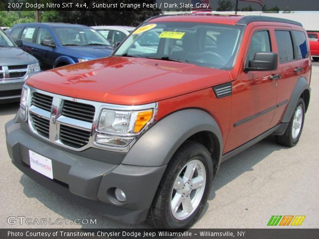 2007 Dodge Nitro SXT 4x4 in Sunburst Orange Pearl