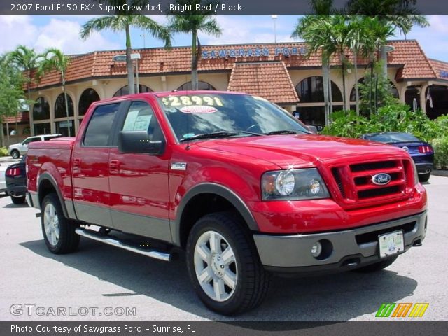 2007 Ford F150 FX4 SuperCrew 4x4 in Bright Red