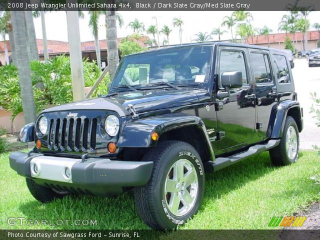 2008 Jeep Wrangler Unlimited Sahara 4x4 in Black