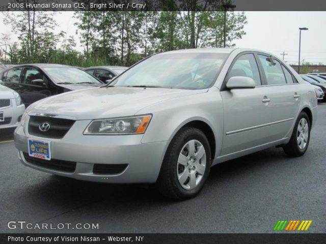 2008 Hyundai Sonata GLS in Bright Silver