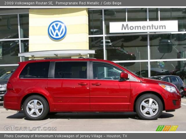 2009 Volkswagen Routan SE in Pomegranate Red Metallic