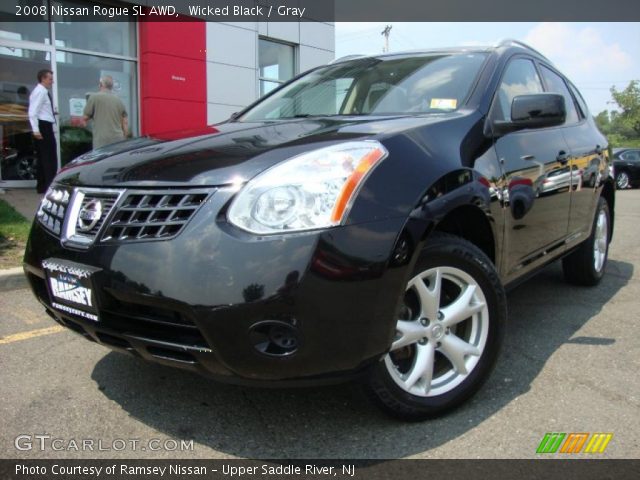2008 Nissan Rogue SL AWD in Wicked Black