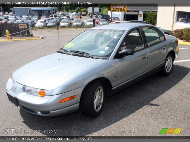 2002 Saturn S Series SL2 Sedan in Silver Blue