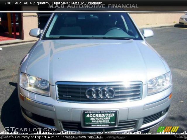 2005 Audi A8 4.2 quattro in Light Silver Metallic