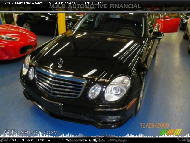 2007 Mercedes-Benz E 350 4Matic Sedan in Black