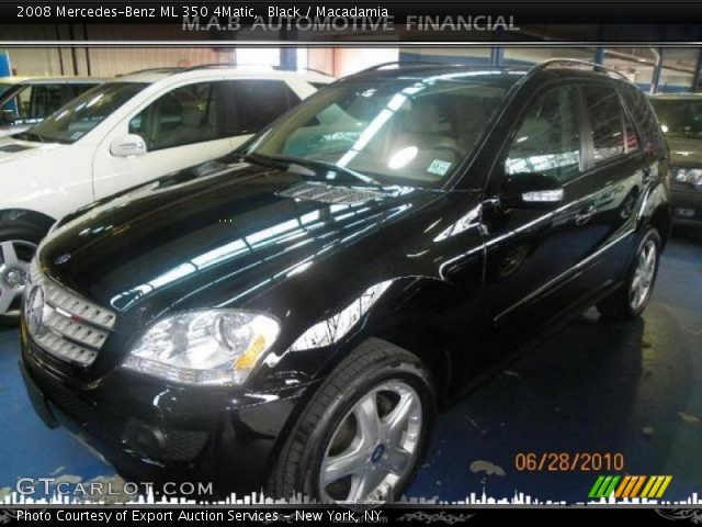 2008 Mercedes-Benz ML 350 4Matic in Black