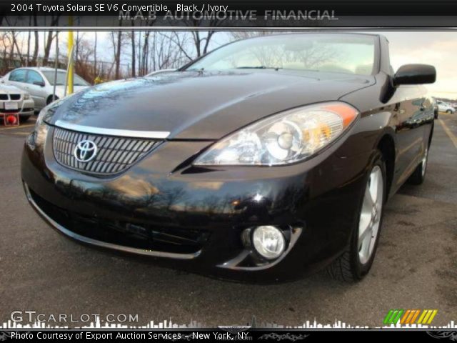2004 Toyota Solara SE V6 Convertible in Black