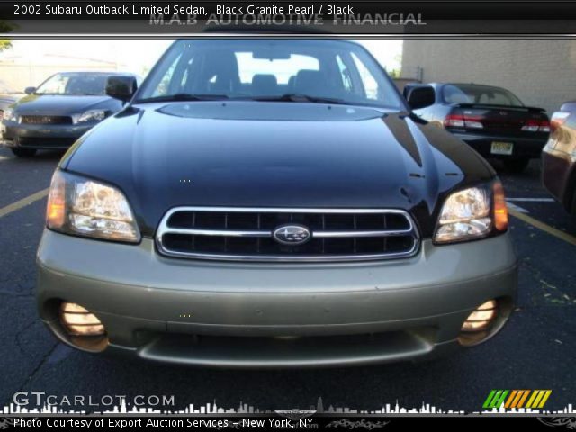2002 Subaru Outback Limited Sedan in Black Granite Pearl
