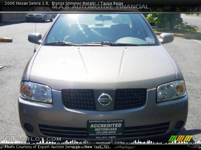 2006 Nissan Sentra 1.8 in Bronze Shimmer Metallic