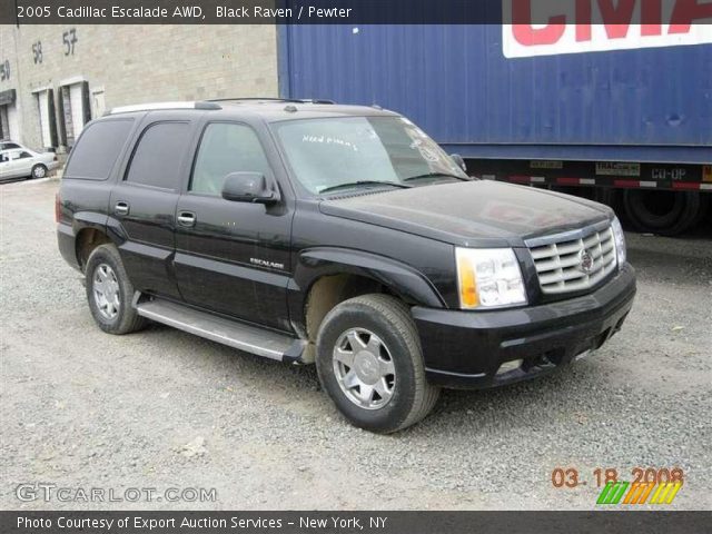 2005 Cadillac Escalade AWD in Black Raven