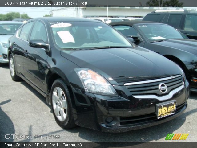 2007 Nissan Altima 2.5 S in Super Black