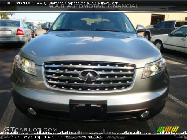2003 Infiniti FX 45 AWD in Diamond Graphite Metallic