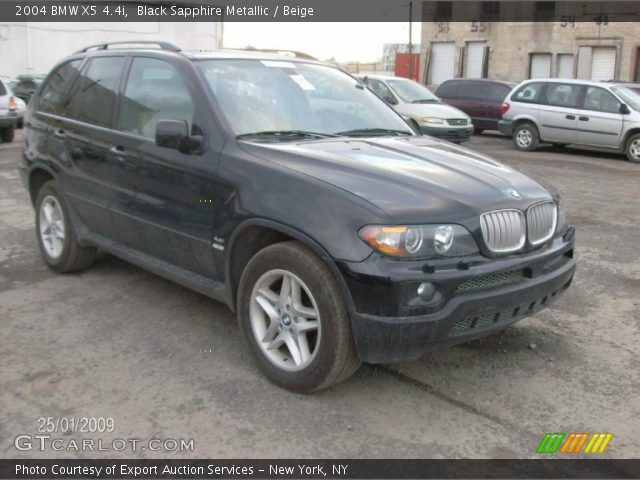 2004 BMW X5 4.4i in Black Sapphire Metallic