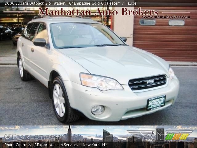 2006 Subaru Outback 2.5i Wagon in Champagne Gold Opalescent