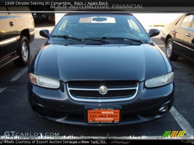 1998 Chrysler Sebring JXi Convertible in Black