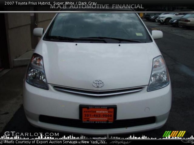 2007 Toyota Prius Hybrid in Super White