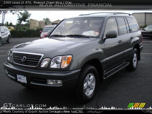 2000 Lexus LX 470 in Riverock Green Mica