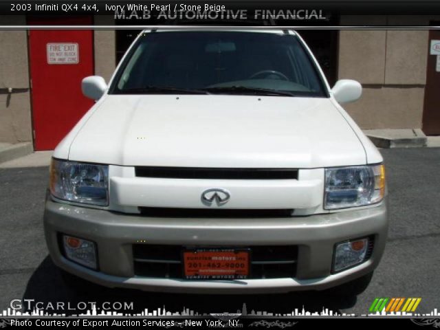 2003 Infiniti QX4 4x4 in Ivory White Pearl