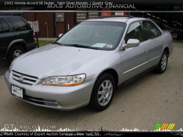 2002 Honda Accord SE Sedan in Satin Silver Metallic