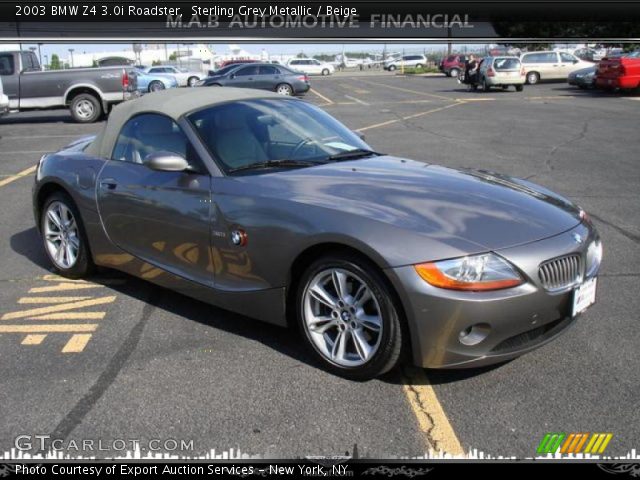 2003 BMW Z4 3.0i Roadster in Sterling Grey Metallic