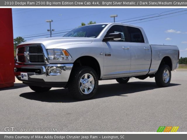 2010 Dodge Ram 2500 Big Horn Edition Crew Cab 4x4 in Bright Silver Metallic