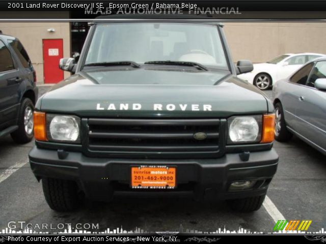 2001 Land Rover Discovery II SE in Epsom Green