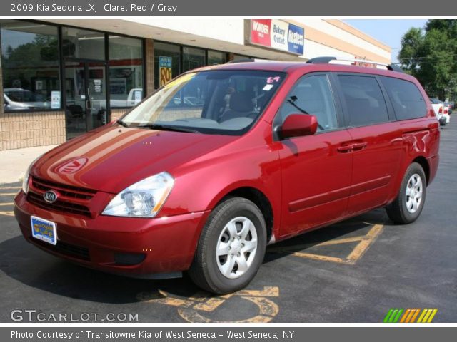 2009 Kia Sedona LX in Claret Red