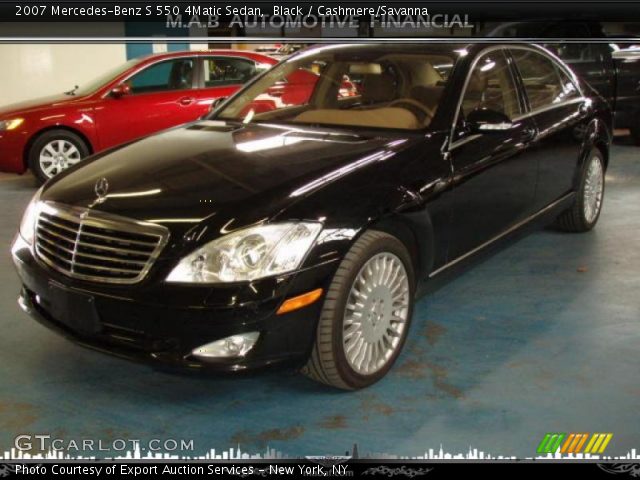 2007 Mercedes-Benz S 550 4Matic Sedan in Black
