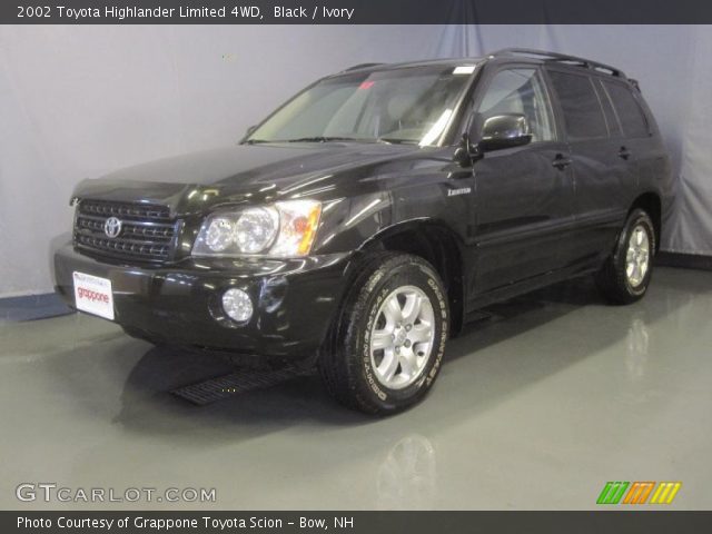2002 Toyota Highlander Limited 4WD in Black
