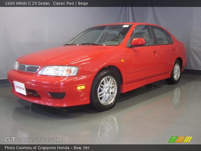 1999 Infiniti G 20 Sedan in Classic Red